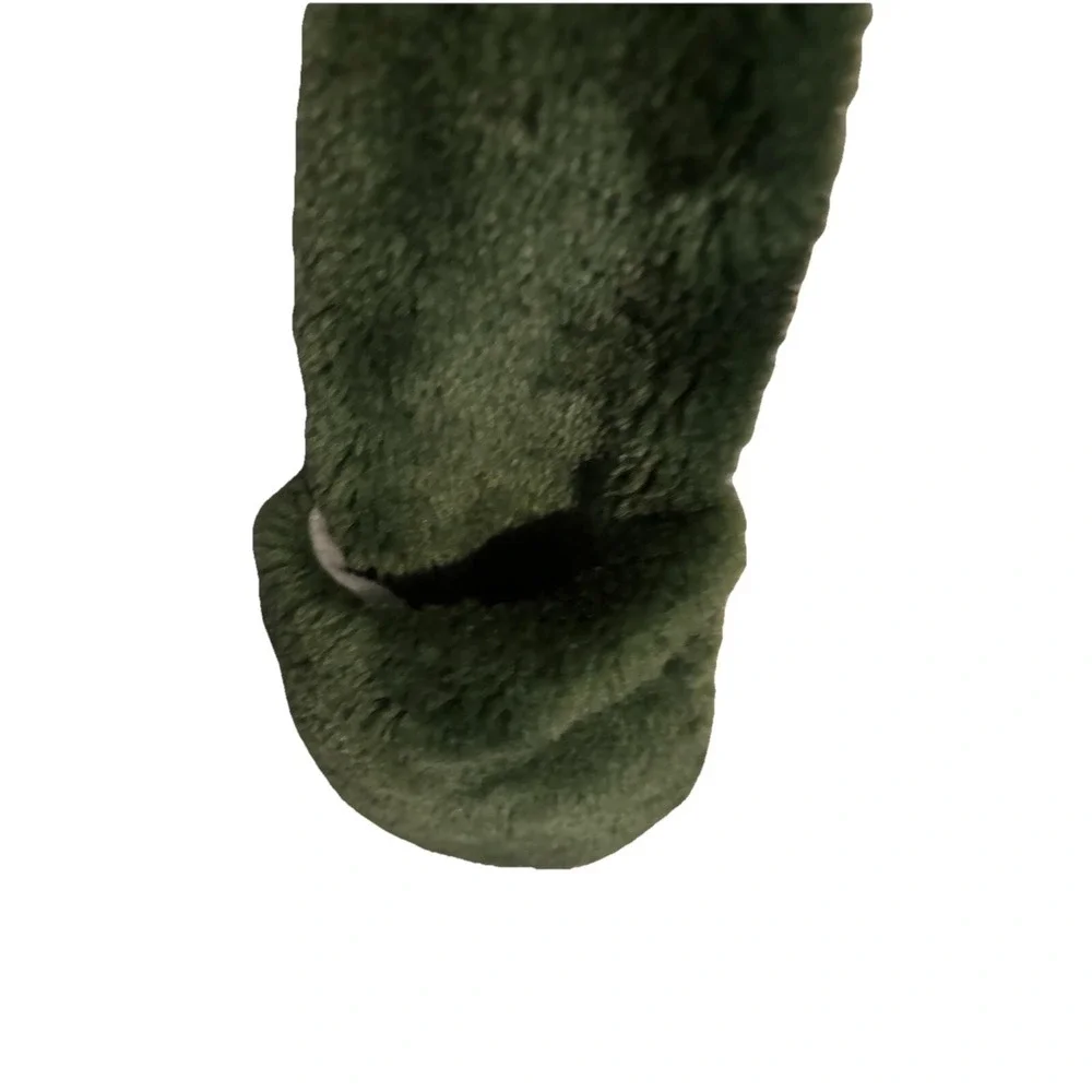 Dinosaur Plush Lined Fleece All-in-One Hat Scarf Mittens‎ OS Green